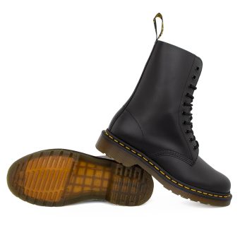 DR. MARTENS 1490 SMOOTH LEATHER HIGH BOOTS - ΜΑΥΡΟ