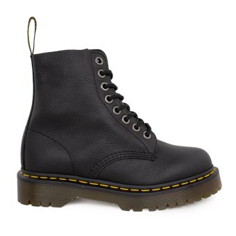 DR. MARTENS 1460 PASCAL BEX LEATHER LACE UP BOOTS - ΜΑΥΡΟ