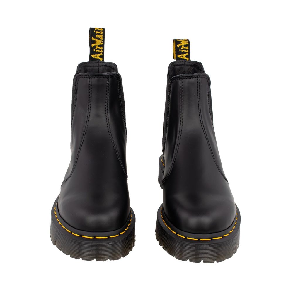 DR. MARTENS 2976 BEX SMOOTH LEATHER CHELSEA BOOTS - ΜΑΥΡΟ