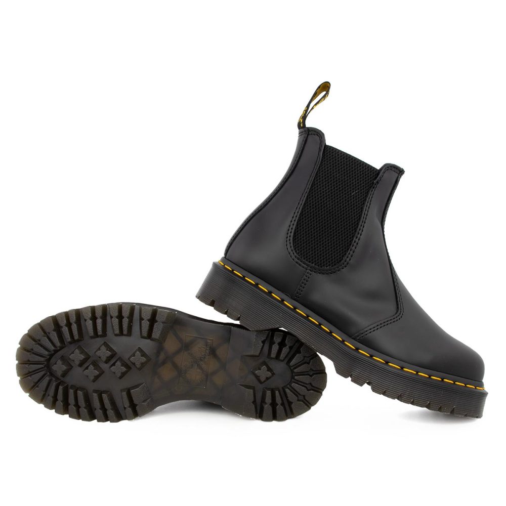 DR. MARTENS 2976 BEX SMOOTH LEATHER CHELSEA BOOTS - ΜΑΥΡΟ