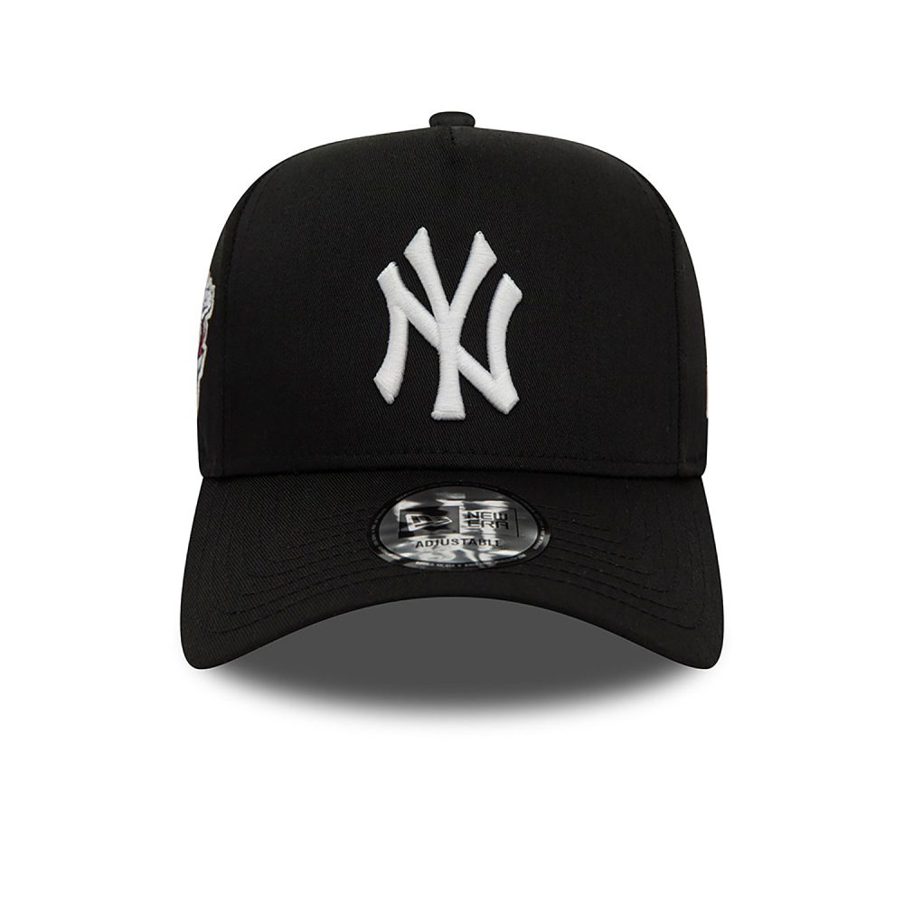 NEW ERA NEW YORK YANKEES WOLD SERIES PATCH 9FORTY E-FRAME ADJUSTABLE - ΜΑΥΡΟ