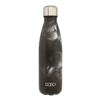 POLO STAINLESS STEEL THERMOS BOTTLE 0.5 L - ΜΑΥΡΟ